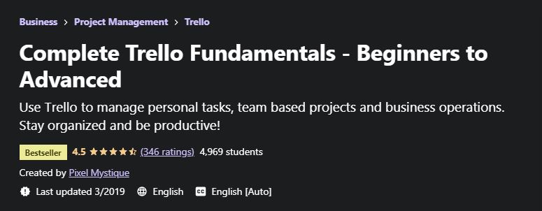 Complete trello fundamentals