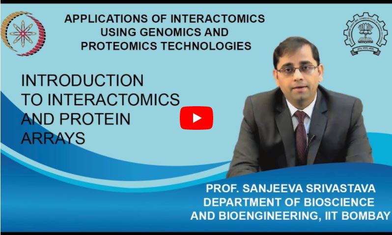 Introduction to Interactomics and protein arrays