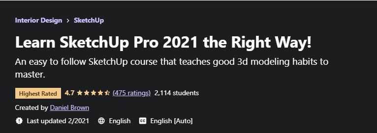 Learn sketchup pro 2021 the right way