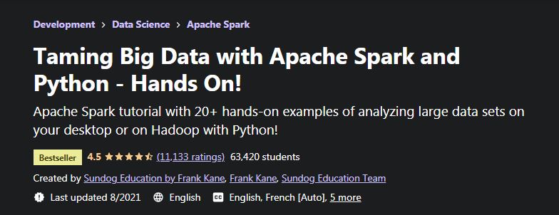 Taming big Data with Apache Spark