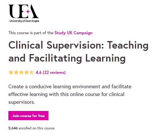 Clinical Supervision: Teaching and Facilitating Learning