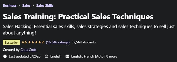 Sales Training: Practical Sales Techniques