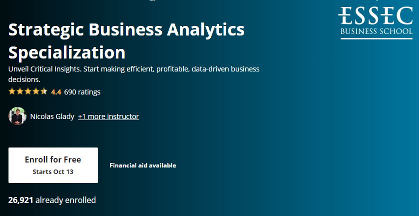 Strategic Business Analytics Certification Training