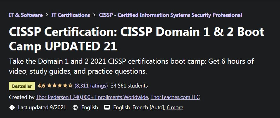 CISSP Certification 1&2