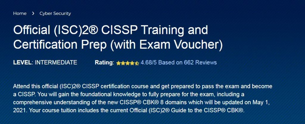 Cissp training and certification