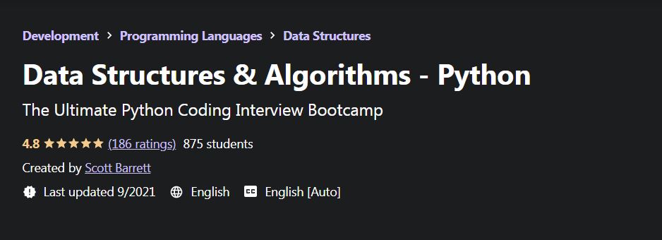 Data structures & algorithms