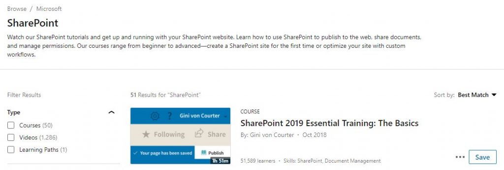 Free SharePoint Online Training Courses