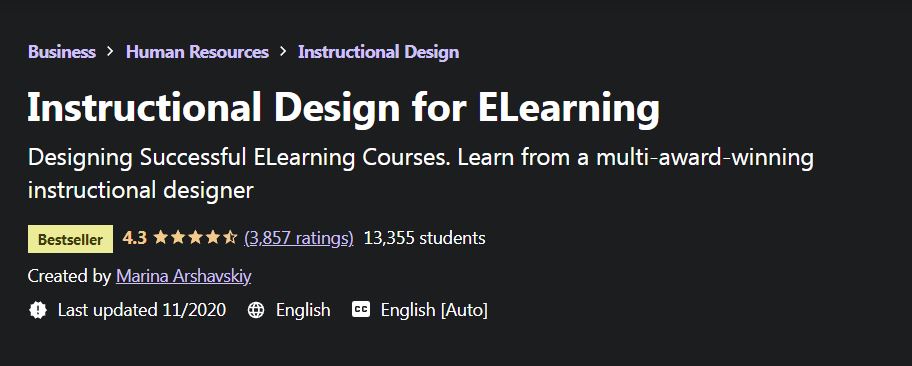 Instructional Design For ELearning