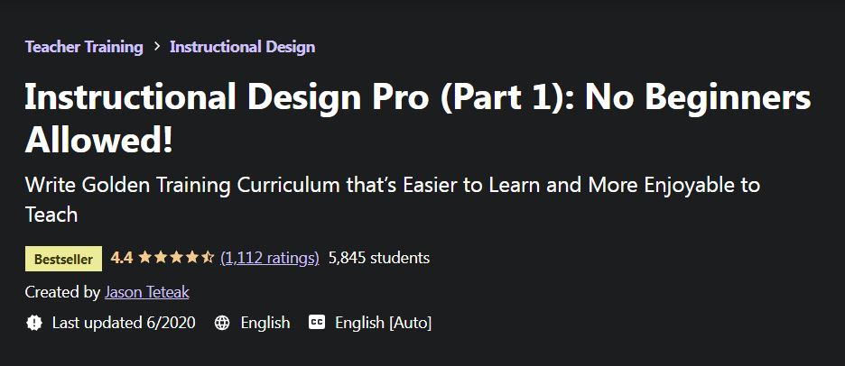 Instructional design Pro