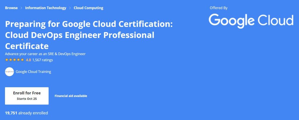 Preparing for google cloud certification