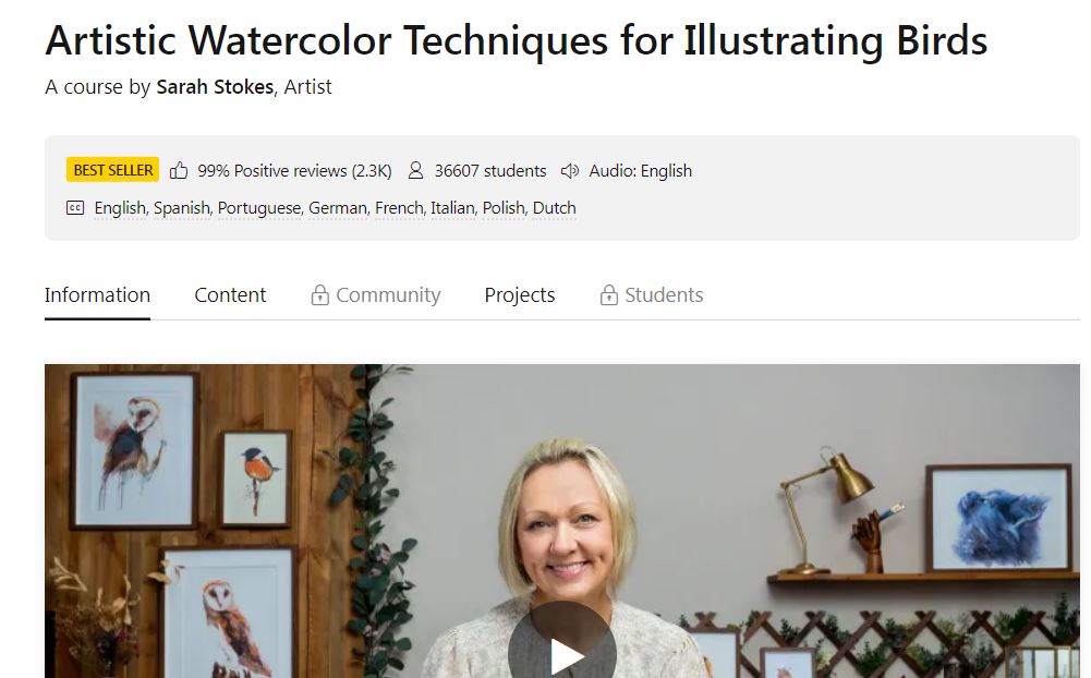 Artistic Watercolor techniques