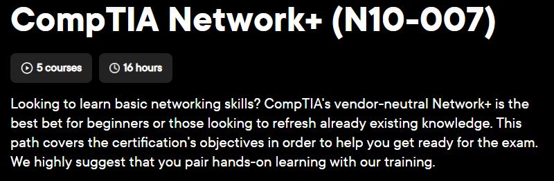 CompTIA Network+ (N10-007)