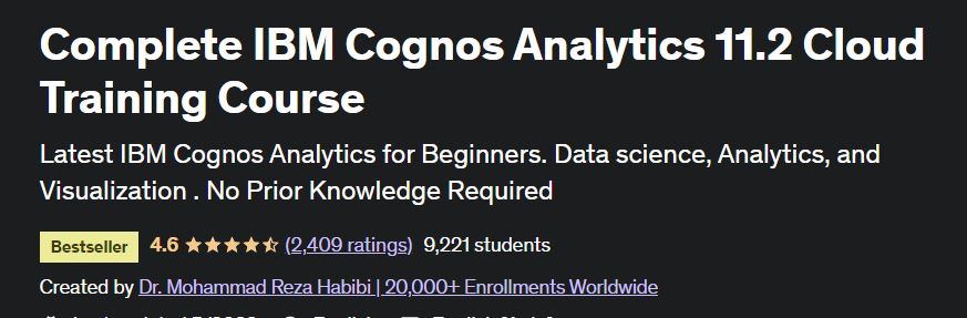 Top Cognos Analytics Courses
