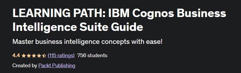 LEARNING PATH IBM Cognos Business Intelligence Suite Guide