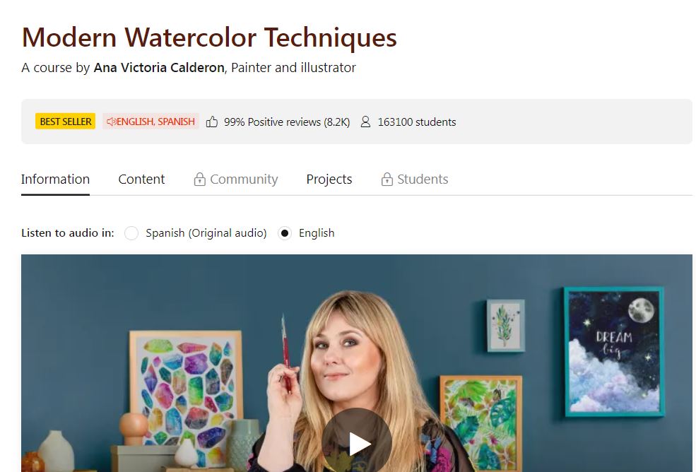 Modern Water color techniques