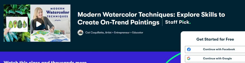 Modern watercolor techniques