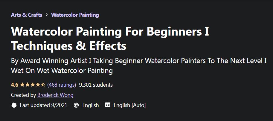 Water color painting for Beginners