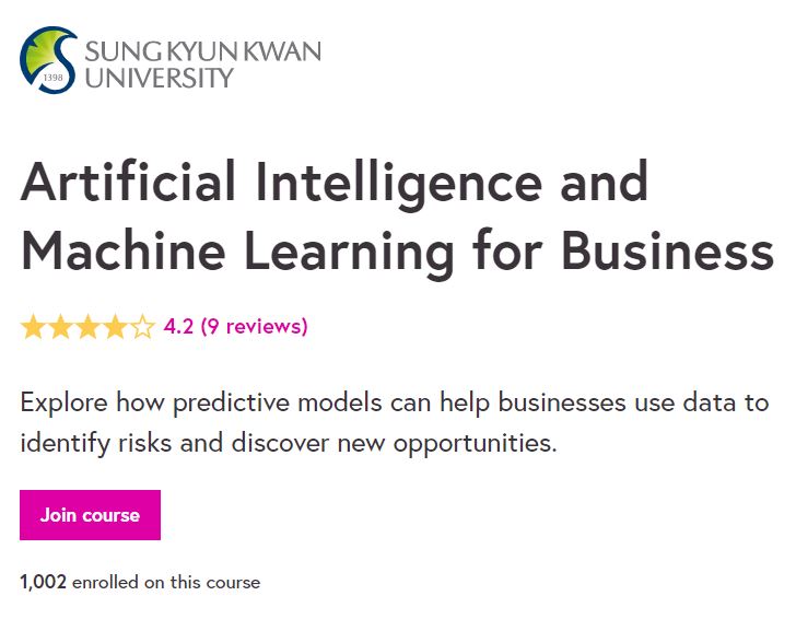 Artificial Intelligence and Machine Learning for Business