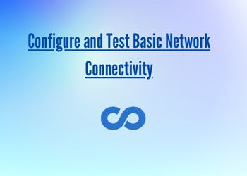 Configure and Test Basic Network Connectivity