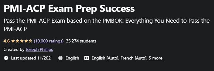 PMI-ACP Exam Prep Success