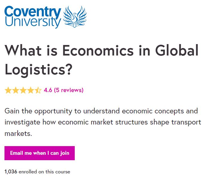 What is Economics in Global Logistics