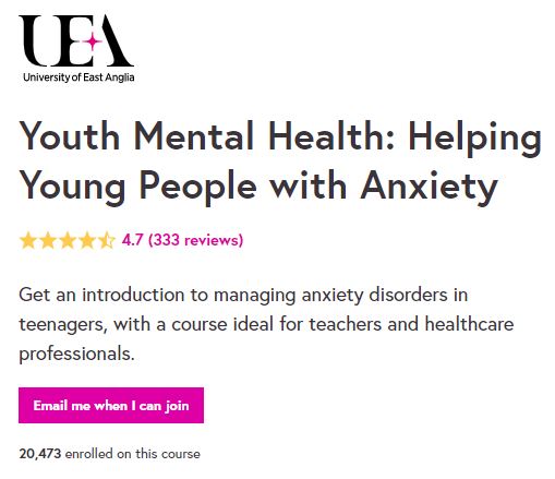 Youth Mental Health- Helping Young People with Anxiety