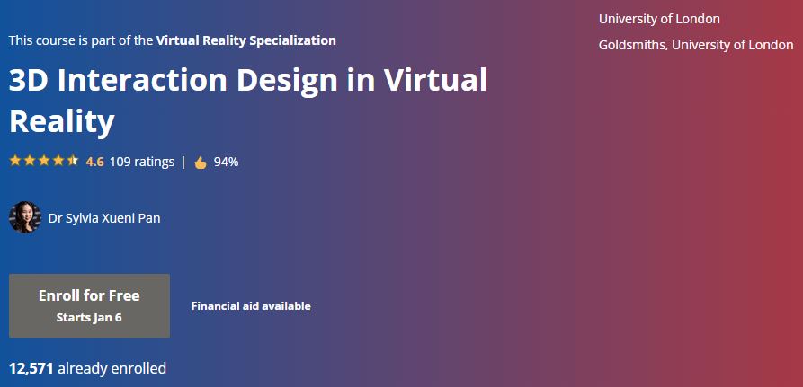 3D Interaction Design in Virtual Reality