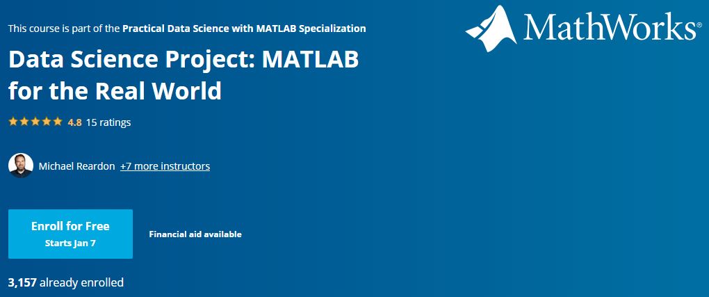 Data Science Project- MATLAB for the Real World