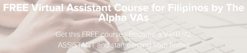 FREE Virtual Assistant Course for Filipinos by The Alpha VAs