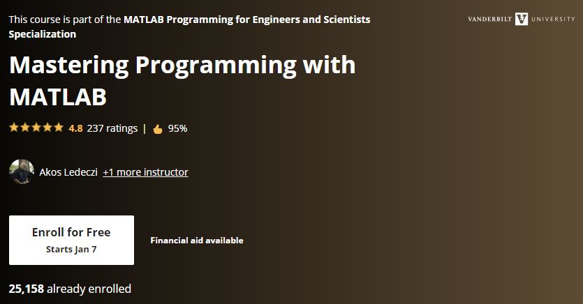 Mastering Programming with MATLAB