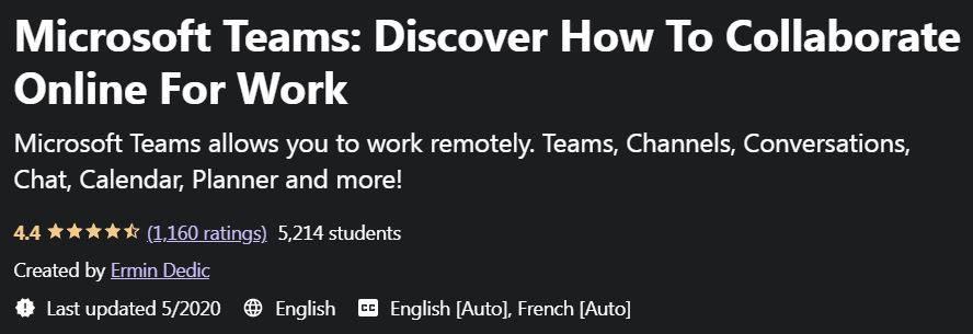 Microsoft Teams- Discover How To Collaborate Online For Work