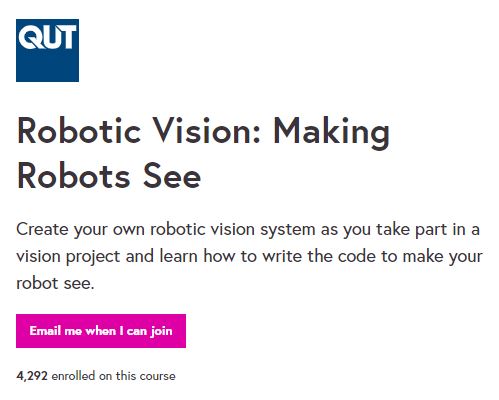 Robotic Vision- Making Robots See