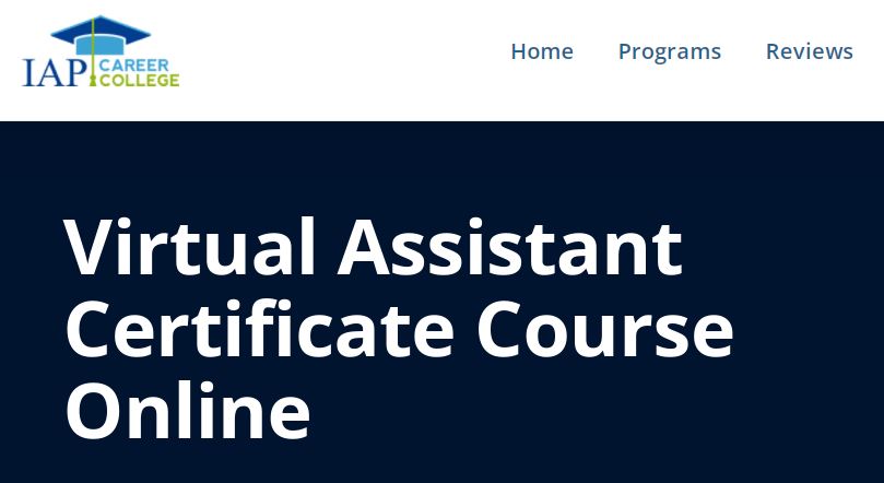 Virtual Assistant Certificate Course Online