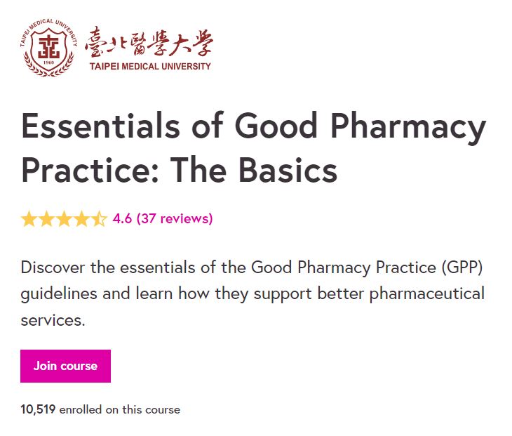 Essentials of Good Pharmacy Practice- The Basics