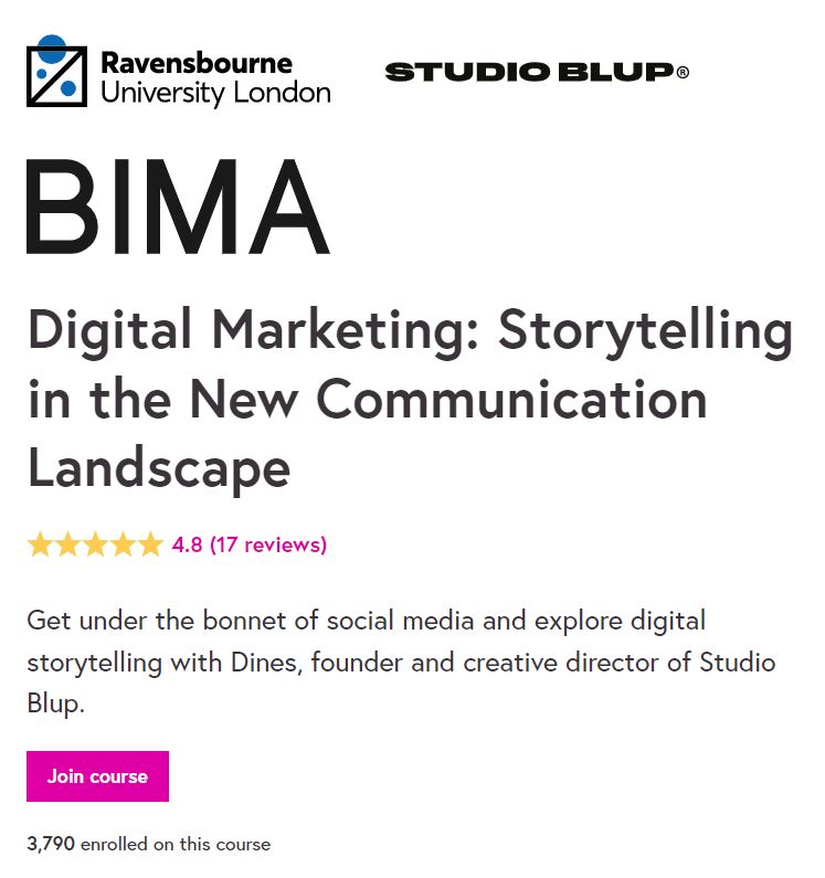 Digital Marketing- Storytelling in the New Communication Landscape
