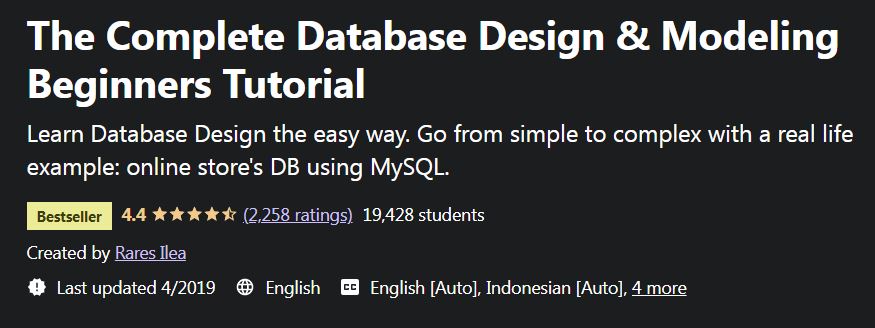 The Complete Database Design & Modeling Beginners Tutorial