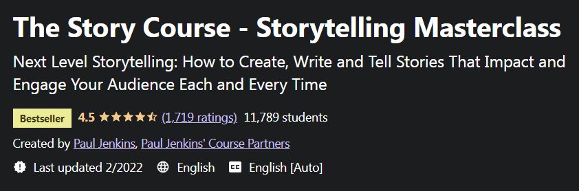 The Story Course - Storytelling Masterclass