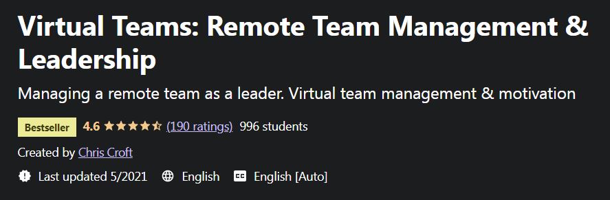 Virtual Teams- Remote Team Management & Leadership