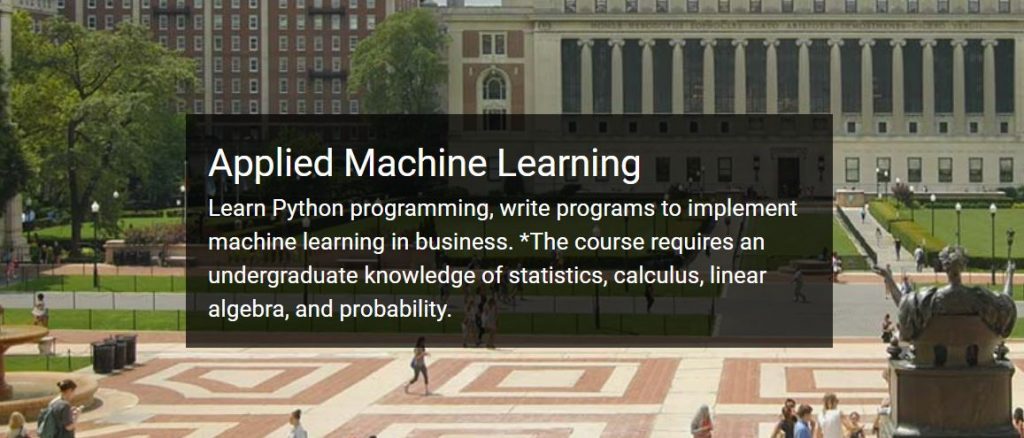 Best Applied Machine Learning Training