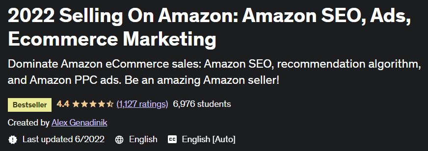 2022 Selling On Amazon