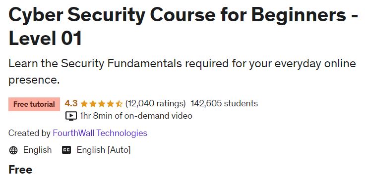 Cyber Security Course for Beginners - Level 01