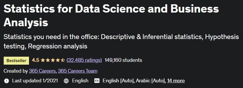 Statistics for Data Science and Business Analysis