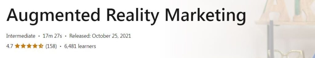 Augmented Reality Marketing