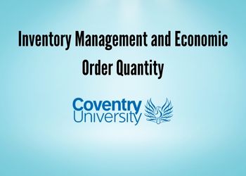 Inventory Management and Economic Order Quantity