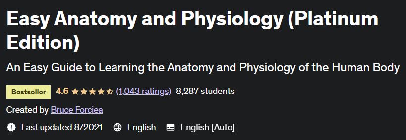 Easy Anatomy and Physiology (Platinum Edition)