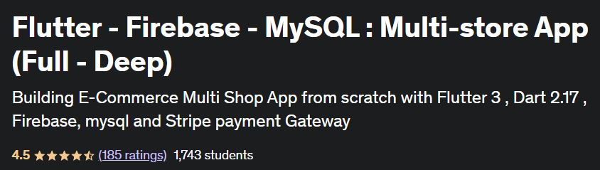 Flutter - Firebase - MySQL