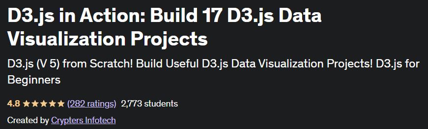 D3.js in Action - Build 17 D3.js Data Visualization Projects
