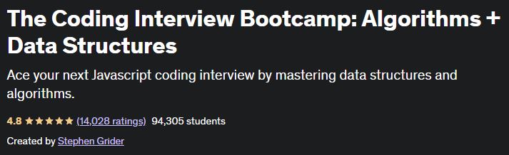 The Coding Interview Bootcamp- Algorithms + Data Structures