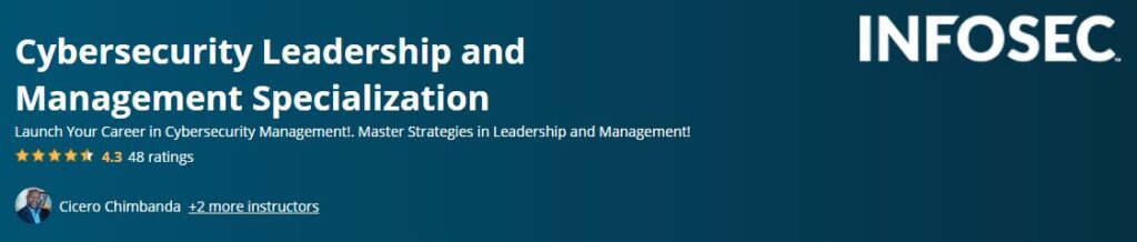 Cybersecurity Leadership and Management Specialization