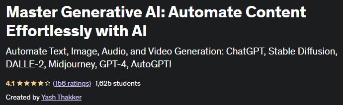 Master Generative AI